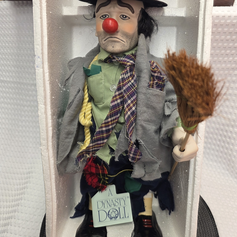 1986 Vintage Dynasty Doll Collection - Clyde The Hobo Clown - Picture 8 of 16
